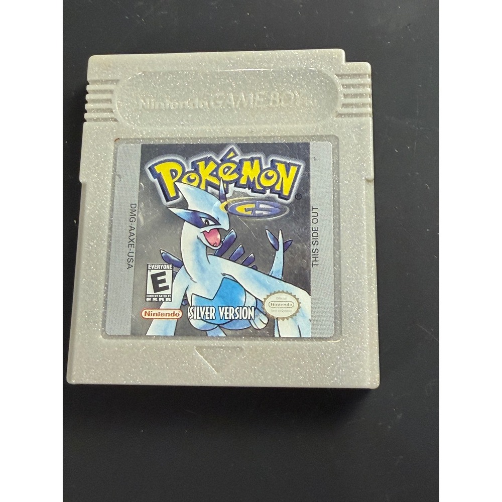 Pokemon Silver Version Nintendo Game Boy Color GBC Lugia DMG-AAXE-USA Authentic